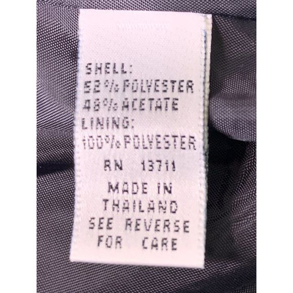 VTG Valerie Stevens Petite 12 Navy Blazer with Vest NWT Jacket One Button 6350 - Picture 14 of 15